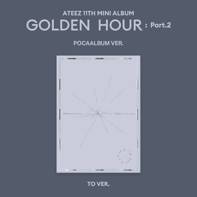 [ATEEZ|أتيز] (ONE) ATEEZ - GOLDEN HOUR : Part.2 [POCAALBUM VER.](For Ver.) (To Ver.)(Diary Ver.)