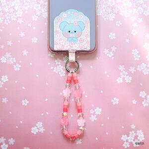 (ONE) BT21 - Phone Tag Holder [Cherry Blossom]