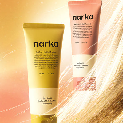 [Care | العناية] (One) Narka Straight Slick Hair Milk | ناركا - حليب الشعر المستقيم السلس