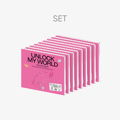 [FROMIS_9|فروميس 9] {Kpop} (SET) fromis_9 - 1st Album ‘Unlock My World’ (Compact ver.) Set