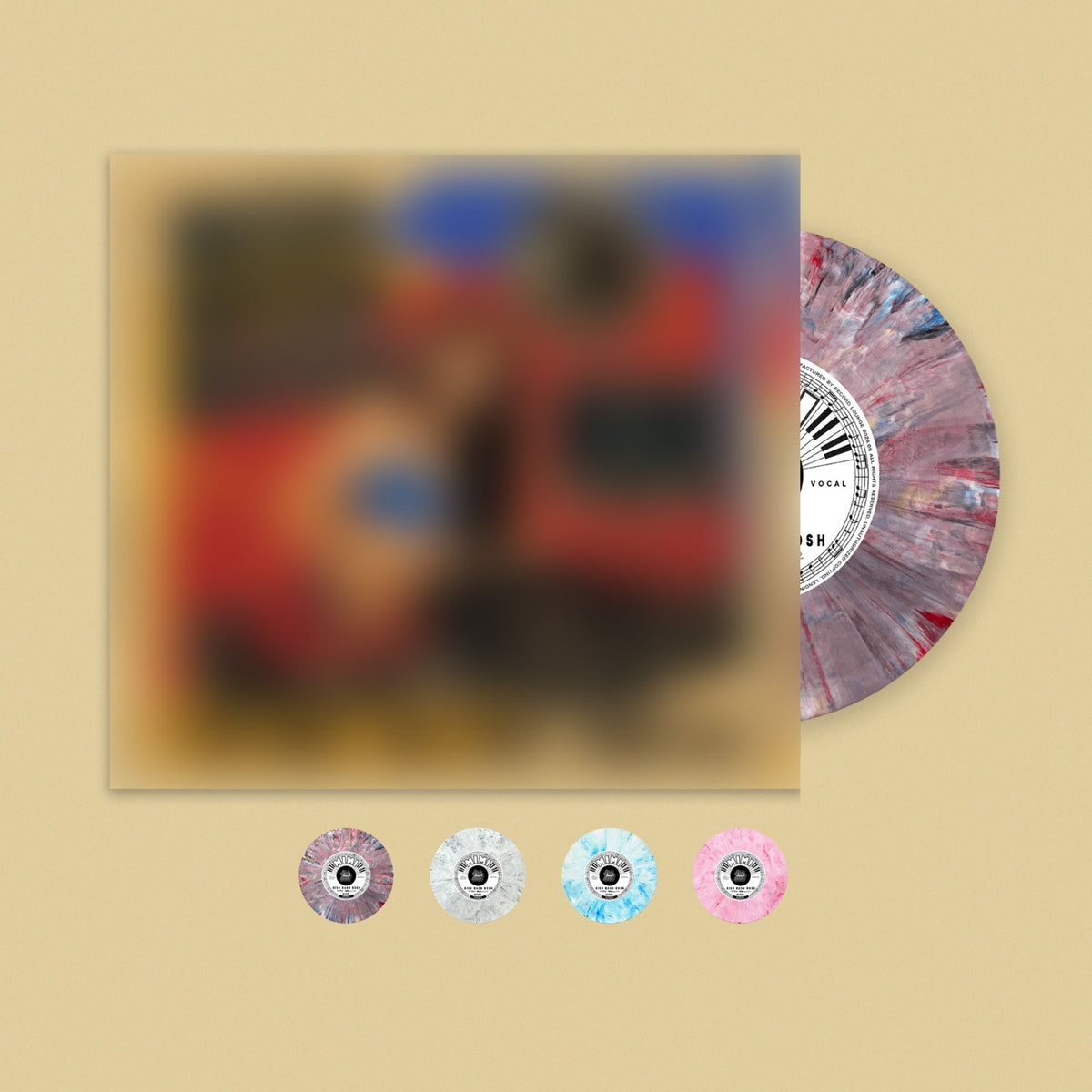 [MIMI|ميمي] {Kpop} (One) MIMI (OH MY GIRL) - 1st Single [Bish Bash Bosh] Vinyl LP (Random 1 of 4) | ميمي (أوه ماي غيرل) - الألبوم الفردي الأول [بيش باش بوش] اسطوانة فينيل (عشوائي من 4)