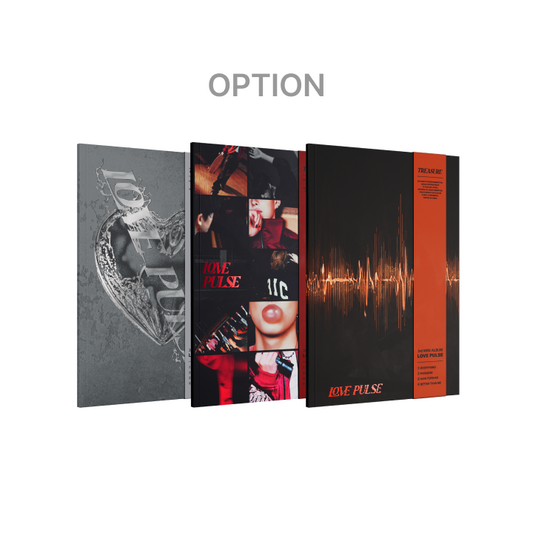 (ONE) TREASURE TREASURE 3rd MINI ALBUM [LOVE PULSE] METAL & STREET & ROCKCHIC VER. (Option)