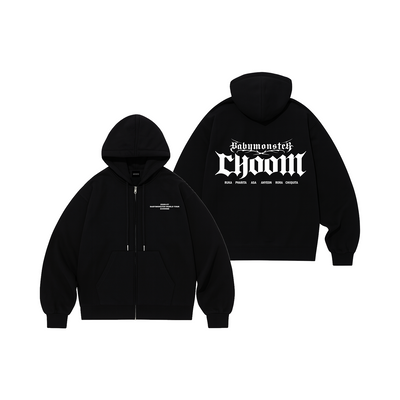 [BABYMONSTER|بيبي مونستر] {Kpop} (One) BABYMONSTER - Zip-Up Hoodie (CHOOM 2026-27 World Tour) | بيبي مونستر - هودي بسحّاب (جولة تشوم العالمية)