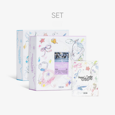 [ILLIT|ايليت] {Kpop} (SET) ILLIT SUPER REAL ME' - (Set)+'SUPER REAL ME' (Weverse Albums ver.)