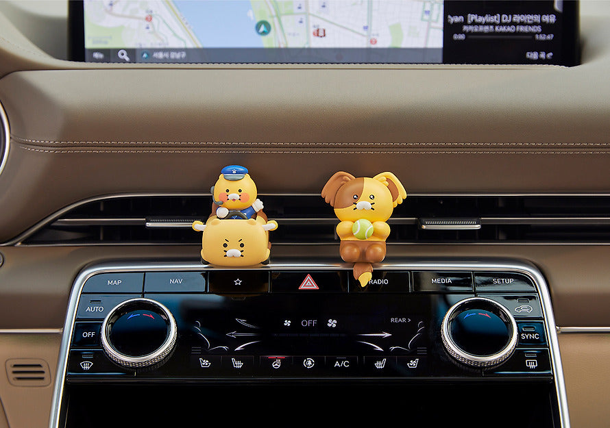 (ONE) KAKAO FRIENDS Chunsik Bus Car Air Freshener Bus Driver_Chonsik