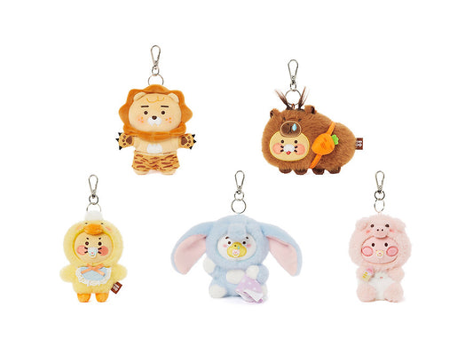 (ONE) KAKAO FRIENDS FRIENDZOO Duck Keychain Doll_Chunshik