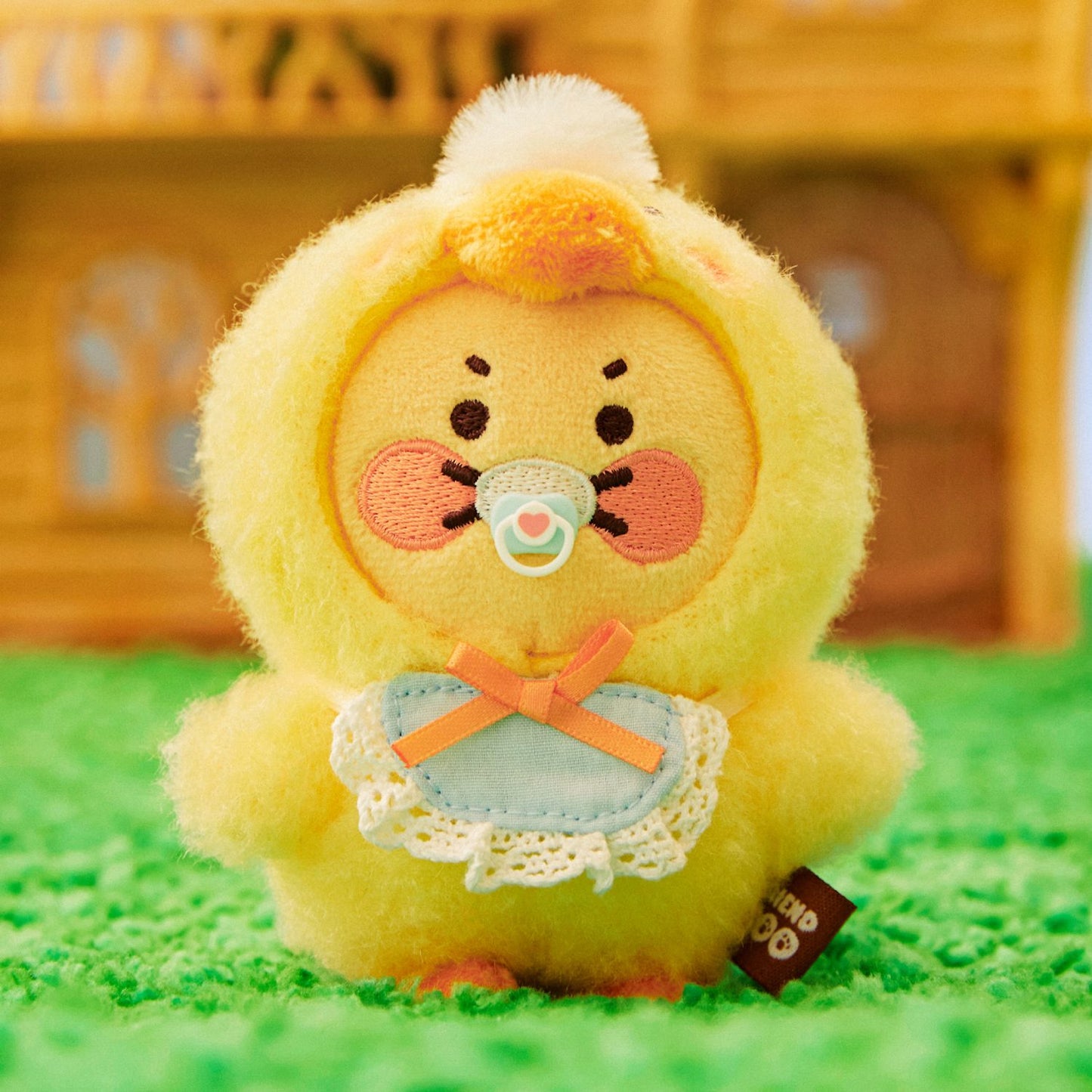 (ONE) KAKAO FRIENDS FRIENDZOO Duck Keychain Doll_Chunshik
