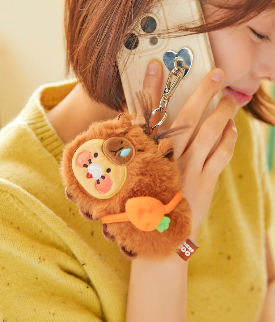 (ONE) KAKAO FRIENDS FRIENDZOO Duck Keychain Doll_Chunshik