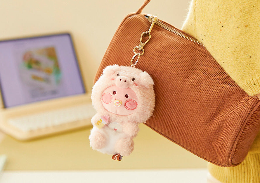 (ONE) KAKAO FRIENDS FRIENDZOO Duck Keychain Doll_Chunshik