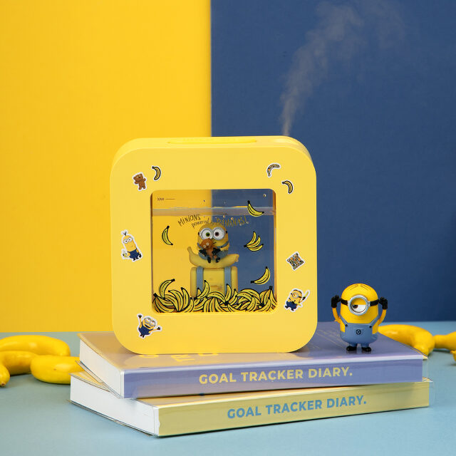 (ONE) "Cuteness UP! Moisture UP!" Minions Figure Mood Light Humidifier