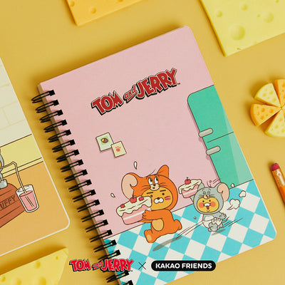 سيت اشتري اثنين  | (SET) Tom and Jerry x KAKAO Friends - Notebook (Pink) Ryan & Chunsik