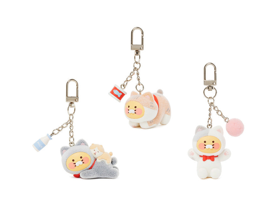 (ONE) KAKAO FRIENDS Nyangnyang Figure Keyring Hug Me_Chunsik