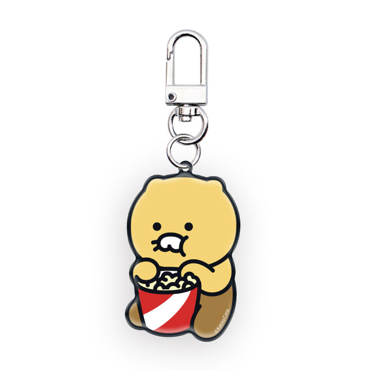 (ONE) KAKAO FRIENDS [Tag Grip] Touch payment/transportation smart keyring Popcorn Chunsik