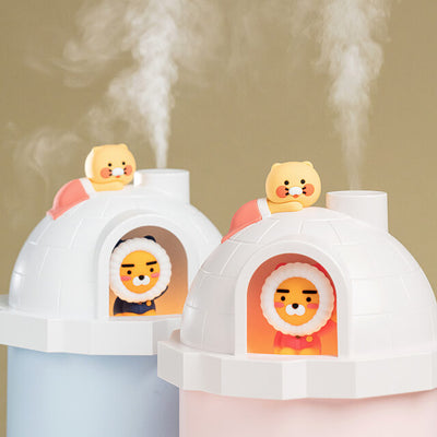 (ONE) KAKAO FRIENDS  - Kakao Friends Ryan & Chunsik Igloo Mood Light Humidifier 500ml [Additional Filter Giveaway]