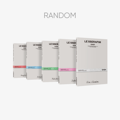 [LE SSERAFIM|لو سيرافيم] {Kpop} (ONE) LE SSERAFIM - 3rd Mini Album 'EASY' (COMPACT ver.) Random