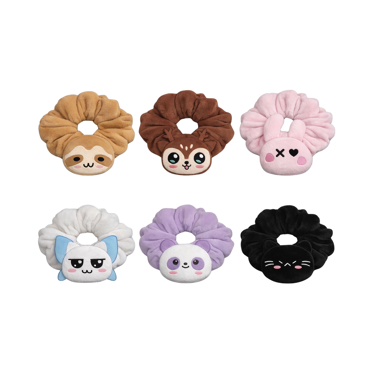 [BABYMONSTER|بيبي مونستر] {Kpop} (One) BABYMONSTER - Character Plush Scrunchie (PHARITA) (CHOOM World Tour) | بيبي مونستر - ربطة شعر قطيفة بشخصية فاريتا