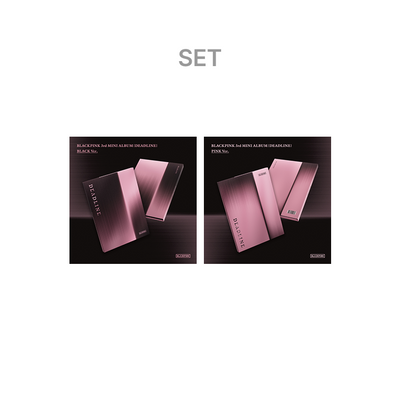[Blackpink|بلاكبينك] (SET) BLACKPINK - 3rd MINI ALBUM [DEADLINE] BLACK Ver. + PINK Ver. Set