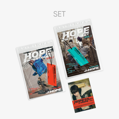 [BTS|بانتقان] (SET) BTS - j-hope (BTS) 'HOPE ON THE STREET VOL.1' (Set) + 'HOPE ON THE STREET VOL.1' (Weverse Albums ver.) Set