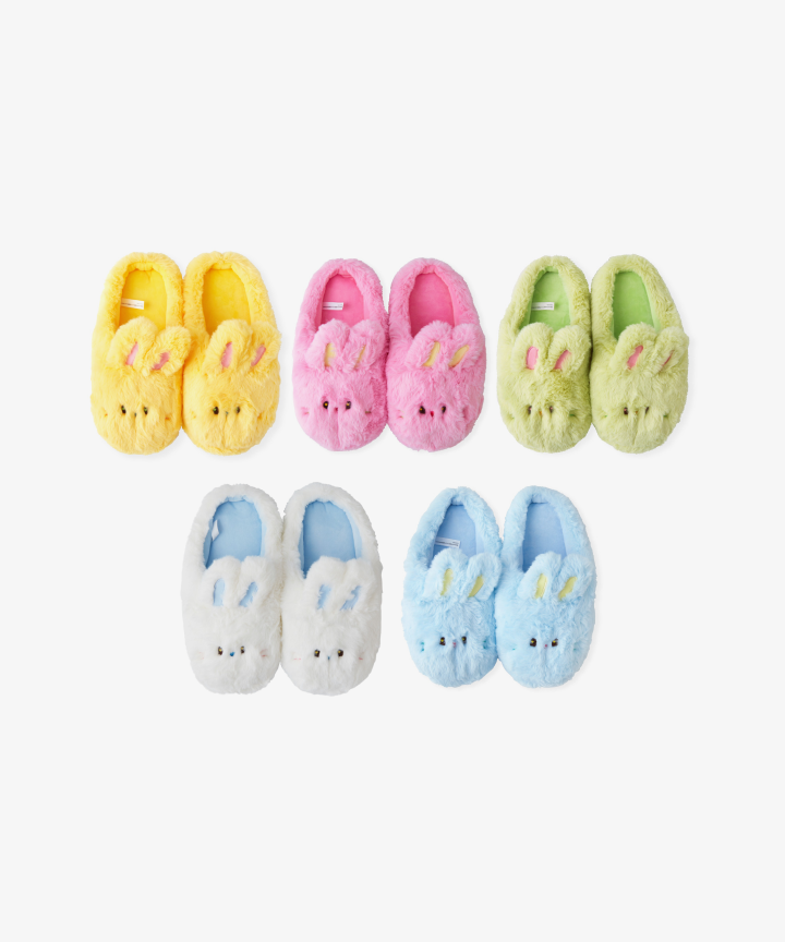 [NEWJEANS|نيوجينز] {Kpop} (ONE) NewJeans - bunini PLUSH HOUSE SLIPPERS