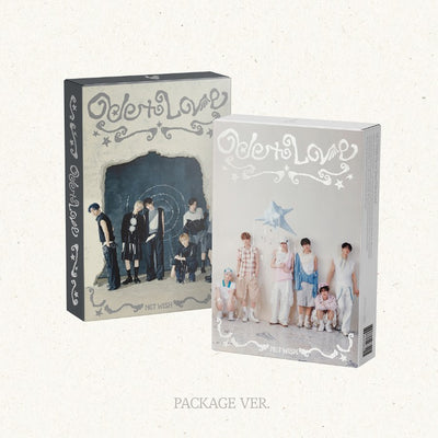 (Set) NCT WISH - The 1st Album [Ode to Love] (Package Ver.) SET | ان سي تي ويش - الألبوم الأول [قصيدة للحب] (نسخة الحزمة) طقم
