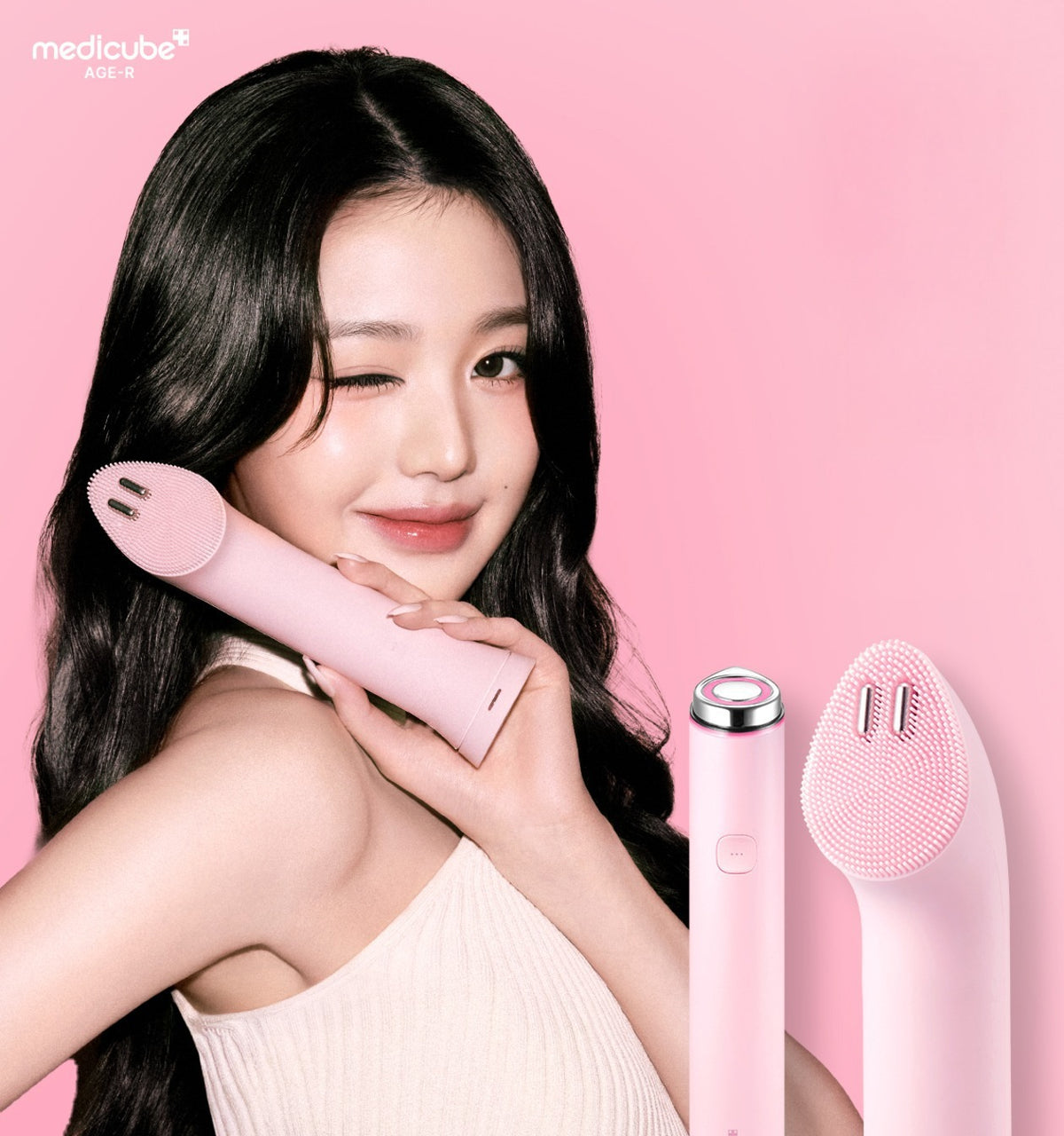 [Device | جهاز] (SET) Medicube AGE-R Booster Vibration Cleanser (Mini Plus + Cleansing Head) | ميديكيوب إيج-آر بوستر منظف اهتزازي (ميني بلس + رأس التنظيف)