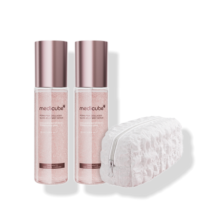 [Care | العناية] (SET) Medicube PDRN Jelly Mist Glow Double Set | ميديكيوب مجموعة جيلي ميست PDRN للإشراق المزدوجة