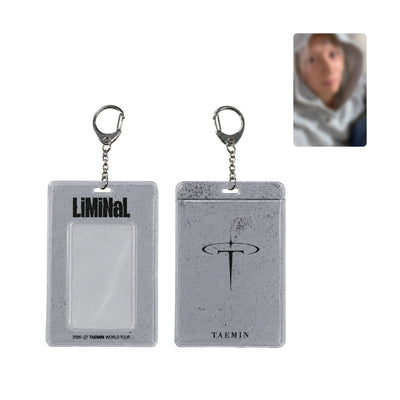 [TAEMIN|تايمين] {Kpop} (One) TAEMIN - Photocard Holder 77 x 114 mm (2026-27 TAEMIN WORLD TOUR [LiMiNaL] in SEOUL) | تايمين - حامل بطاقة صور ‏77 × 114 ملم (جولة تايمين العالمية 2026-27 [LiMiNaL] في سيول)
