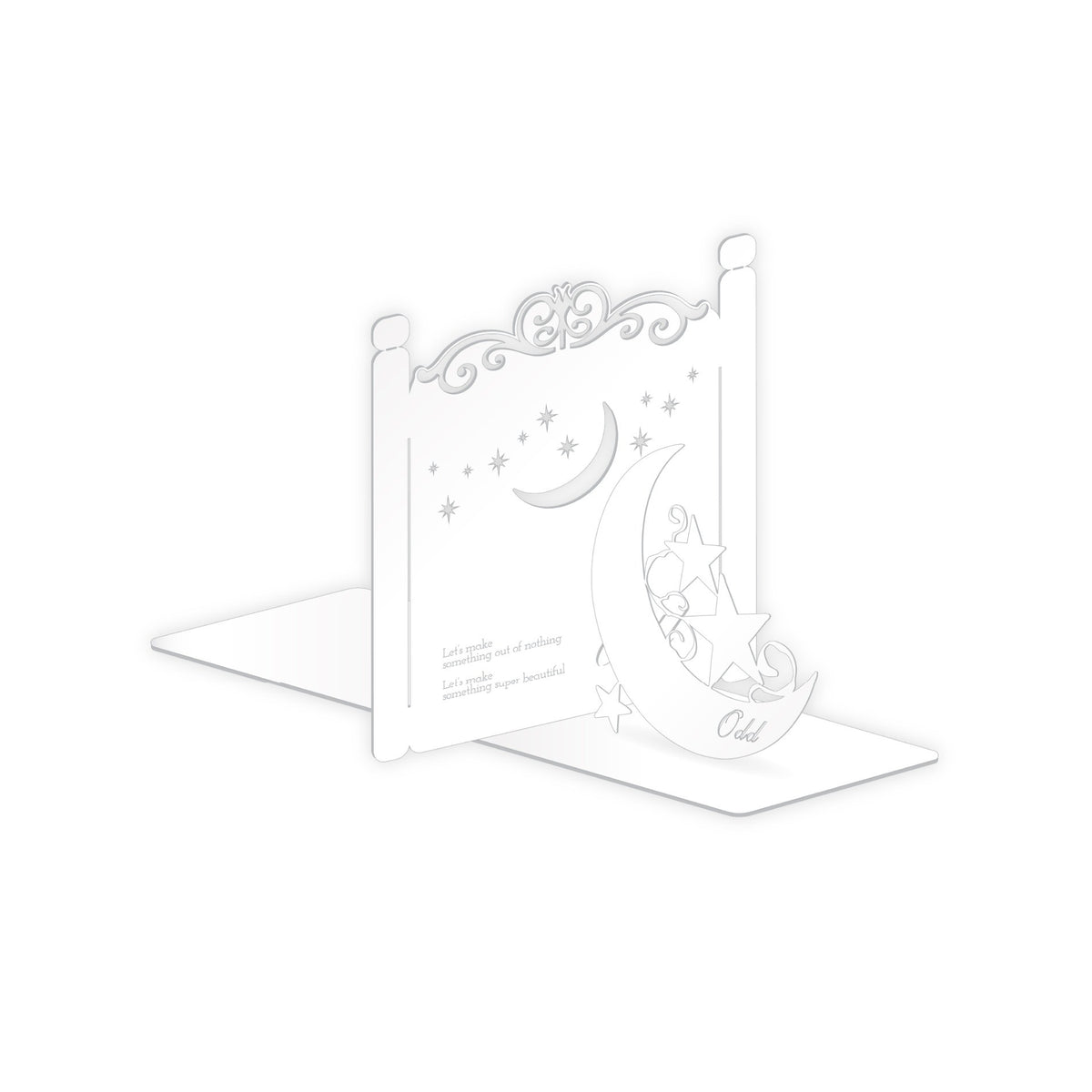[IVE|آيف] {Kpop} (One) IVE - GAEUL Alloy Bookend 18 x 5 x 15.8 cm + Photocard (IVE THE 4TH FAN CONCERT [DIVE into IVE]) | آيف - مسند كتب غاول المعدني 18 × 5 × 15.8 سم + بطاقة صور (حفل آيف الرابع [دايف إنتو آيف])