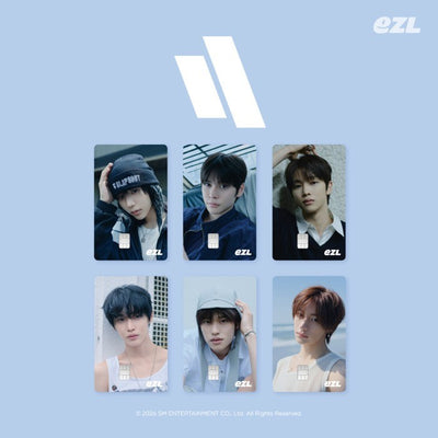 [RIIZE|رايز] {Kpop} (One) RIIZE - EZL Transportation Card II 5.4 x 8.5 cm (Member Select) | رايز - بطاقة مواصلات EZL الإصدار الثاني ٥٫٤ × ٨٫٥ سم (اختيار العضو)
