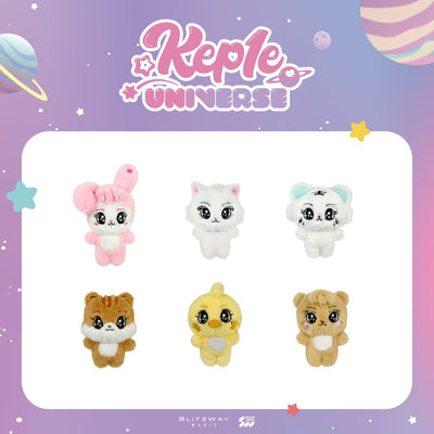 [KEP1ER|كيبلر] {Kpop} (One) KEP1ER - Kep1e Mini Plush 6.5-8 x 10-14 cm + Photocard (Character Select, 6 Characters) (POP-UP [Kep1e UNIVERSE] Official MD) | كيبلر - دمية كيبلي القطيفة الصغيرة (ميرش بوب-أب [كيبلي يونيفرس] الرسمي)