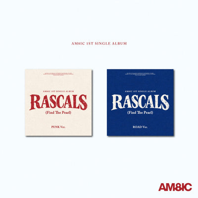 [AM8IC|أمبيك] {Kpop} (One) AM8IC - The 1st Single Album [RASCALS (Find The Pearl)] (Random 1 of 2: PUNK Ver. / ROAD Ver.) | أمبيك - ألبوم الأغنية المنفردة الأول [راسكالز] (نسخة عشوائية من 2: بانك / رود)