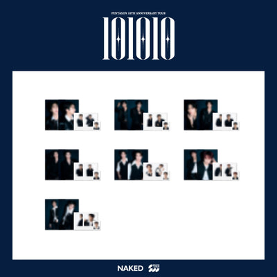 [PENTAGON|بنتاغون] {Kpop} (One) PENTAGON - Photo Pack 5.5 x 8.5 cm (7 Members) + ID Photo 3.5 x 4.5 cm (PENTAGON 2026 TOUR CONCERT [101010]) | بنتاغون - حزمة صور ٥٫٥ × ٨٫٥ سم (٧ أعضاء) + صورة شخصية ٣٫٥ × ٤٫٥ سم