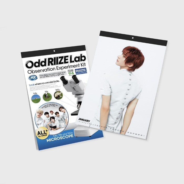 [RIIZE|رايز] {Kpop} (One) RIIZE - 2027 Wall Calendar 29.7 x 42 cm, 12 Months | رايز - تقويم الحائط 2027 [أود رايز لاب]