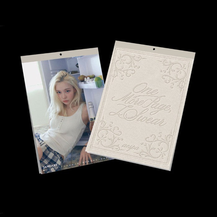[aespa|إسبا] {Kpop} (One) aespa - 2027 Wall Calendar 29.7 x 42 cm, 12 Months | إسبا - تقويم الحائط 2027 [وان مور بيج آي سوير]