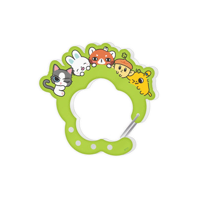 [AND2BLE|آند تو بل] {Kpop} (One) AND2BLE - Four-Leaf Clover Carabiner 6.7 x 6.3 cm (2026 OFFICIAL CHARACTER POP-UP [N:DVERSE GARDENING]) | آند تو بل - كارابينر البرسيم رباعي الأوراق ٦٫٧ × ٦٫٣ سم (بوب أب الشخصيات الرسمي ٢٠٢٦ [N:DVERSE GARDENING])