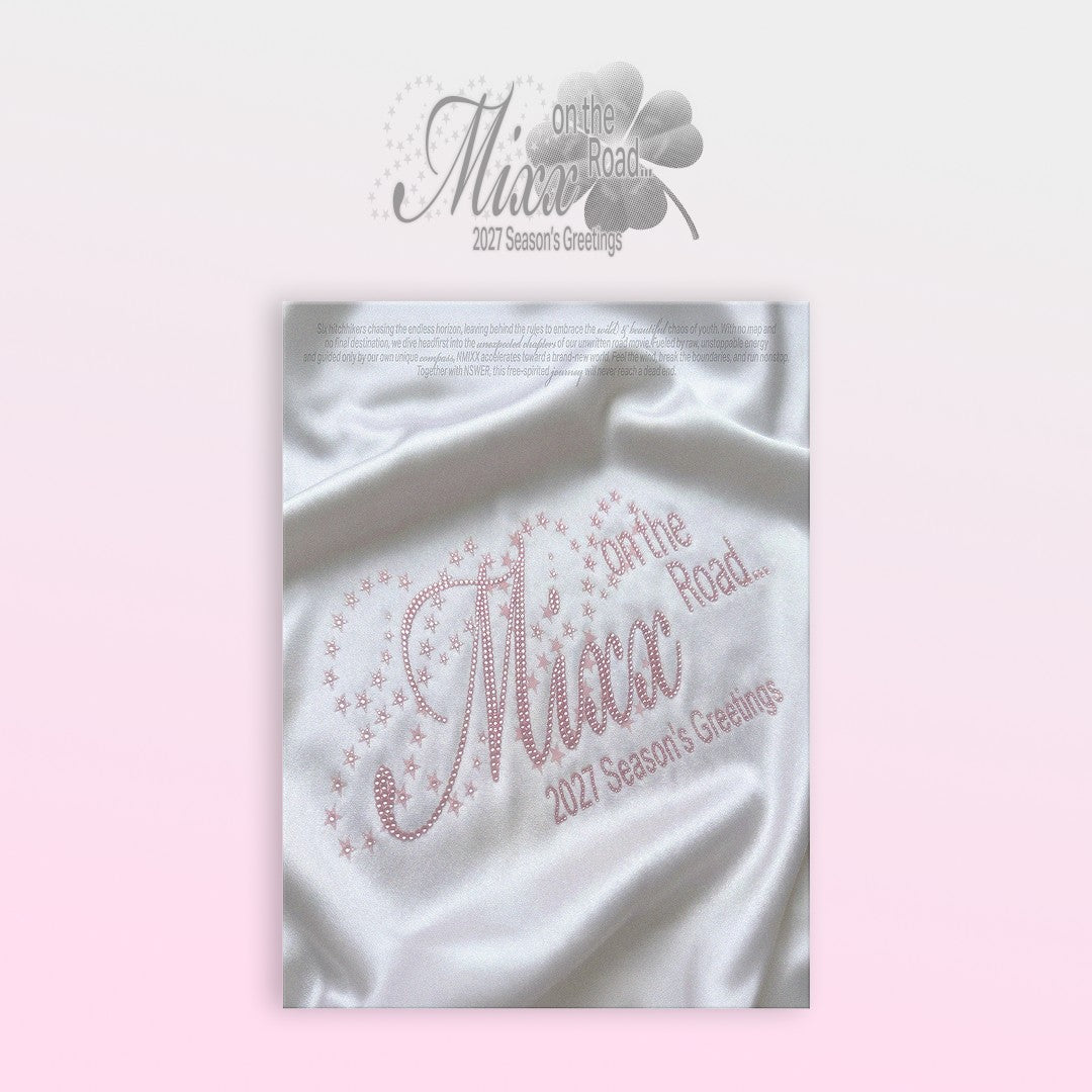 [NMIXX|إن ميكس] {Kpop} (Set) NMIXX - 2027 Season's Greetings [MIXX ON THE ROAD] 20 x 27 x 5 cm, Calendar + Scheduler + Mini Photobook + Photocards | إن ميكس - تقويم وأجندة 2027 [مكس أون ذا رود]