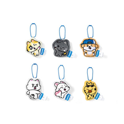 [ENHYPEN|انهايبن] (One) ENHYPEN - ENCHIN Cushion Keyring (Random) (ENCHIN Official Character Goods) | انهايبن - ميدالية وسادة إنشين (عشوائية) (منتجات شخصيات إنشين الرسمية)