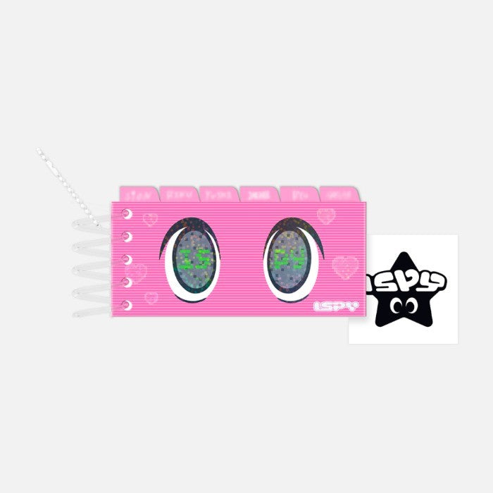 [NCT WISH|ان سي تي ويش] {Kpop} (Set) NCT WISH - Photo Binder Keyring 9.8 x 4.4 cm + Tattoo Sticker ([I SPY] Pop-up [WISH LAND]) | ان سي تي ويش - ميدالية بايندر صور ٩٫٨ × ٤٫٤ سم + ملصق تاتو (متجر [WISH LAND] المؤقت)