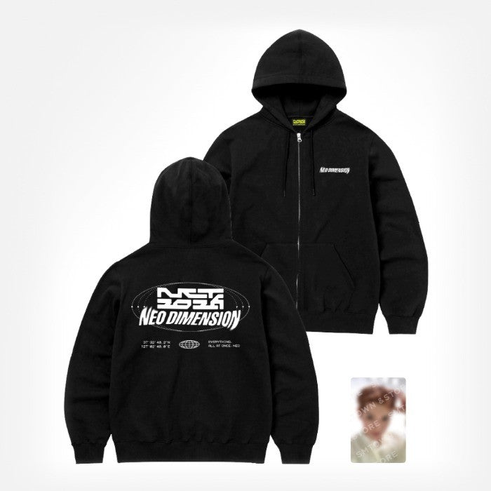 [NCT|ان سي تي] (Set) NCT - Zip-Up Hoodie + Photocard (Free Size) (NCT 10th Anniversary [NCT 2026] Exhibition : Neo Dimension) | ان سي تي - جاكيت هودي بسحّاب + بطاقة صورة (مقاس حر) (معرض NCT 2026 للذكرى العاشرة : نيو دايمنشن)