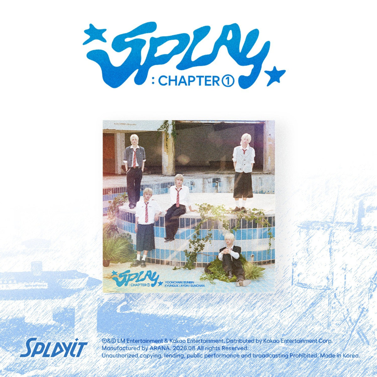 [Splayit|إسبلايت] {Kpop} (One) Splayit - 1st Single Album [SPLAY : CHAPTER 01] 16 x 16 cm | إسبلايت - الألبوم المنفرد الأول [إسبلاي: تشابتر ٠١] ١٦ × ١٦ سم