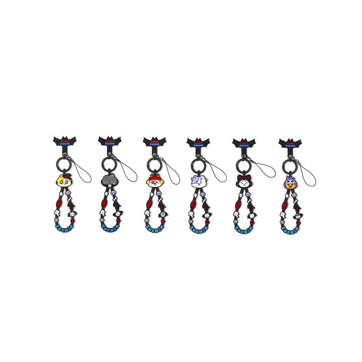 [ENHYPEN|انهايبن] (One) ENHYPEN - SPOOKY ENCHIN Band Keyring 4.5 x 14.5 x 1 cm, 6 Characters (SPOOKY ENCHIN) | انهايبن - ميدالية مفاتيح بسوار سبوكي إنشين 4.5 × 14.5 × 1 سم، 6 شخصيات