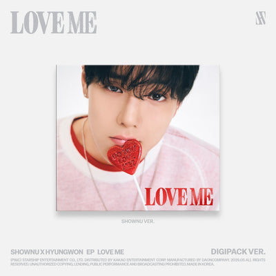 [Monsta X|مونستا اكس] {Kpop} (One) SHOWNU X HYUNGWON - EP [LOVE ME] (Digipack — SHOWNU Ver.) | مونستا اكس - شونو × هيونغ وون - الألبوم القصير [لوف مي] (ديجيباك — نسخة شونو)