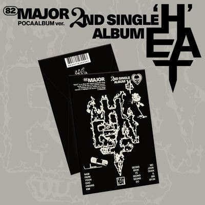 [82MAJOR|٨٢ ميجور] {Kpop} (One) 82MAJOR - 2nd Single Album [HEAT] (POCA Ver.) | ٨٢ ميجور - ألبوم السينغل الثاني [هيت] (نسخة بوكا)