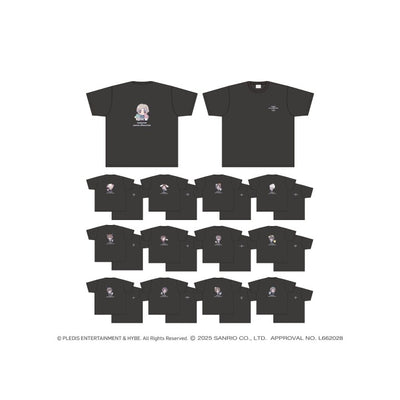 [SEVENTEEN|سفنتين] (One) SEVENTEEN x SANRIO CHARACTERS - T-Shirt 74 x 62 cm (Member Select) | سفنتين × شخصيات سانريو - تي شيرت (اختيار العضو)