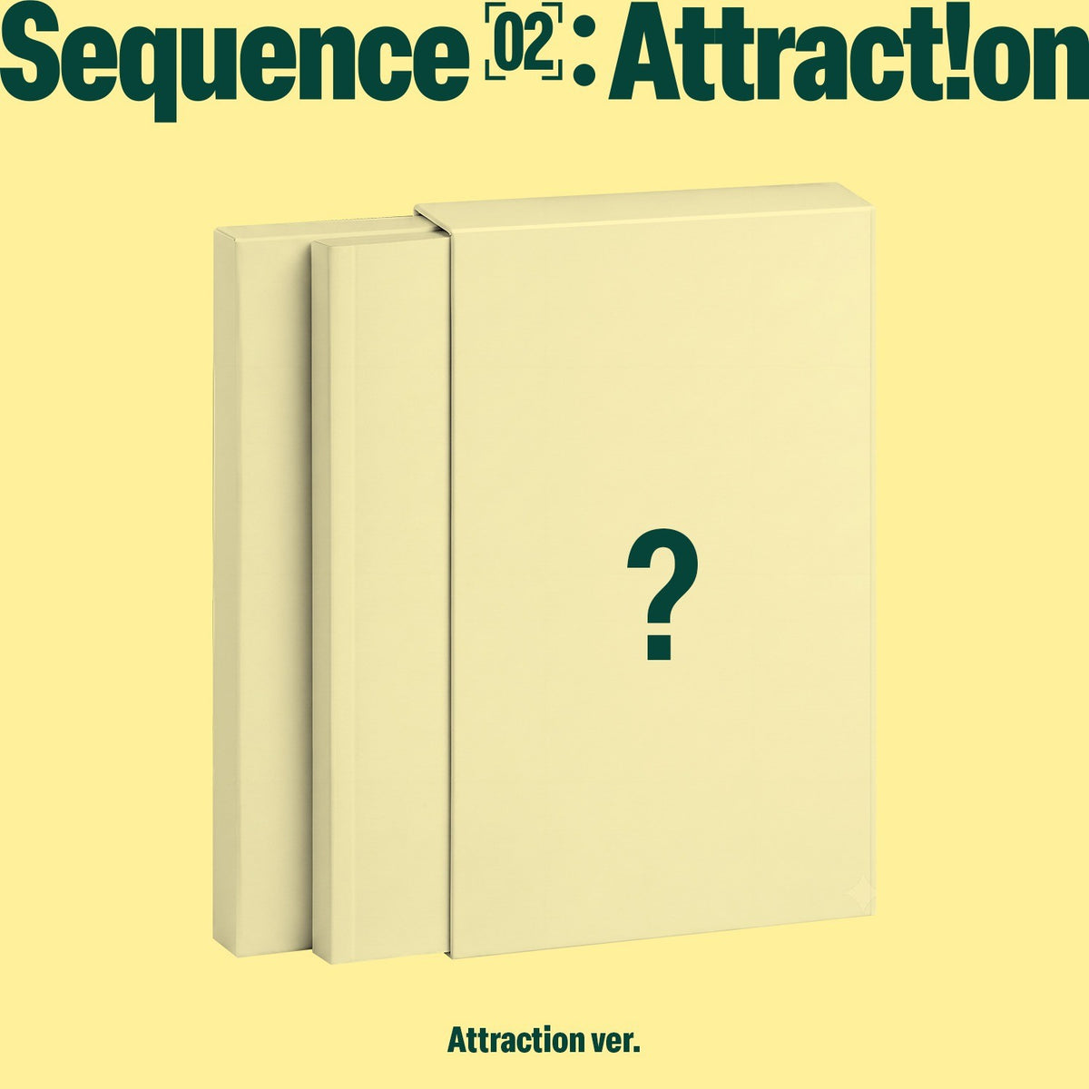 [AND2BLE|آند تو بل] {Kpop} (One) AND2BLE - The 2nd Mini Album [Sequence 02: Attraction] (Attraction Ver.) 160 x 220 x 22 mm | آند تو بل - الألبوم المصغّر الثاني [Sequence 02: Attraction] (نسخة أتراكشن)