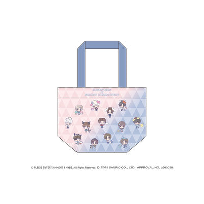 [SEVENTEEN|سفنتين] (One) SEVENTEEN x SANRIO CHARACTERS - Reusable Leisure Bag 31 x 42 cm | سفنتين × شخصيات سانريو - حقيبة قابلة لإعادة الاستخدام