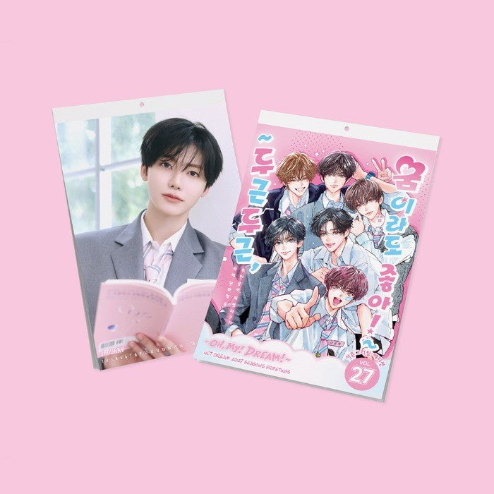 [NCT|ان سي تي] (One) NCT DREAM - 2027 Wall Calendar 29.7 x 42 cm, 12 Months | إن سي تي دريم - تقويم الحائط 2027 [أوه ماي دريم]