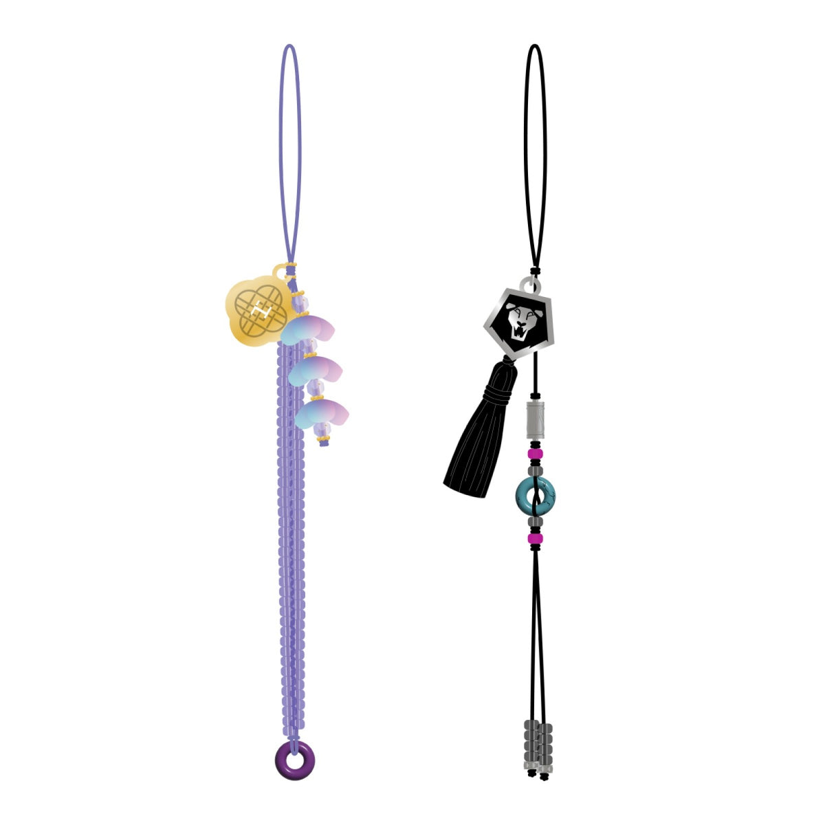 [KPop Demon Hunters|صائدو شياطين الكيبوب] {Kpop} (One) KPOP DEMON HUNTERS - Light Stick Beads Strap | صائدو شياطين الكيبوب - حزام خرز لعصا الإضاءة