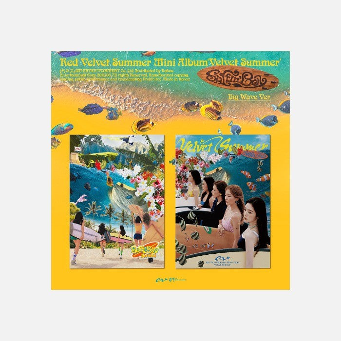 [Red Velvet|ريد فيلفيت] {Kpop} (One) RED VELVET - Summer Mini Album [Velvet Summer] (Big Wave Ver.) | ريد فيلفيت - ألبوم الصيف المصغّر [فيلفيت سمر] (نسخة بيغ ويف)