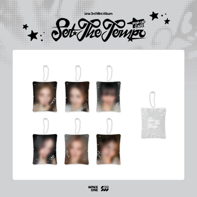 [izna|إزنا] {Kpop} (One) IZNA - Soft Cushion Keyring 70 x 88 mm (Polyester) (Pop-up [Set the Tempo]) | إزنا - ميدالية وسادة ناعمة ٧٠ × ٨٨ مم